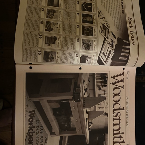 🎉5/$10🎉Woodsmith magazine number 66 December 1989 workbench  DIY wood projects - Picture 2 of 9